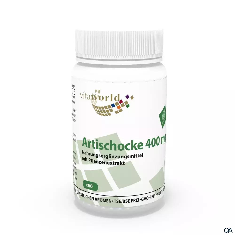 Vitaworld Artischocken Extrakt 400 mg Kapseln