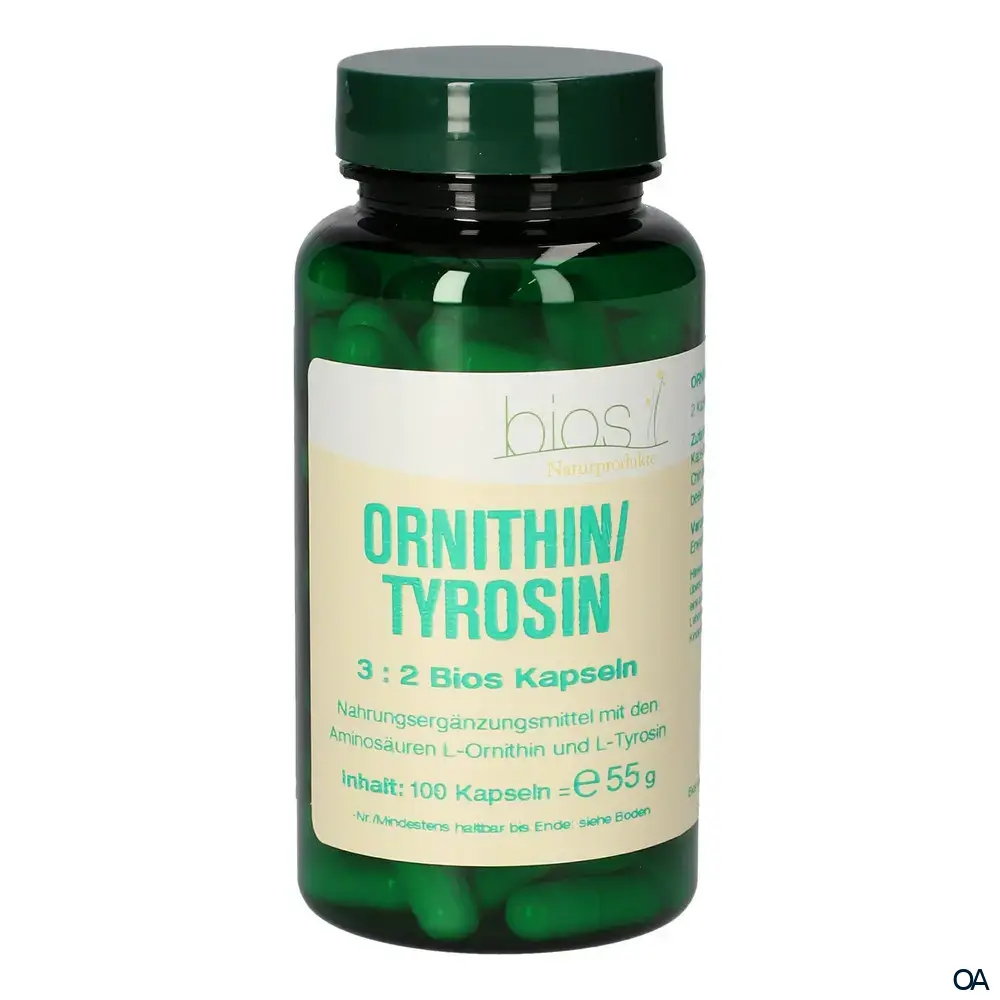 Bios Ornithin / Tyrosin 3 : 2 Kapseln