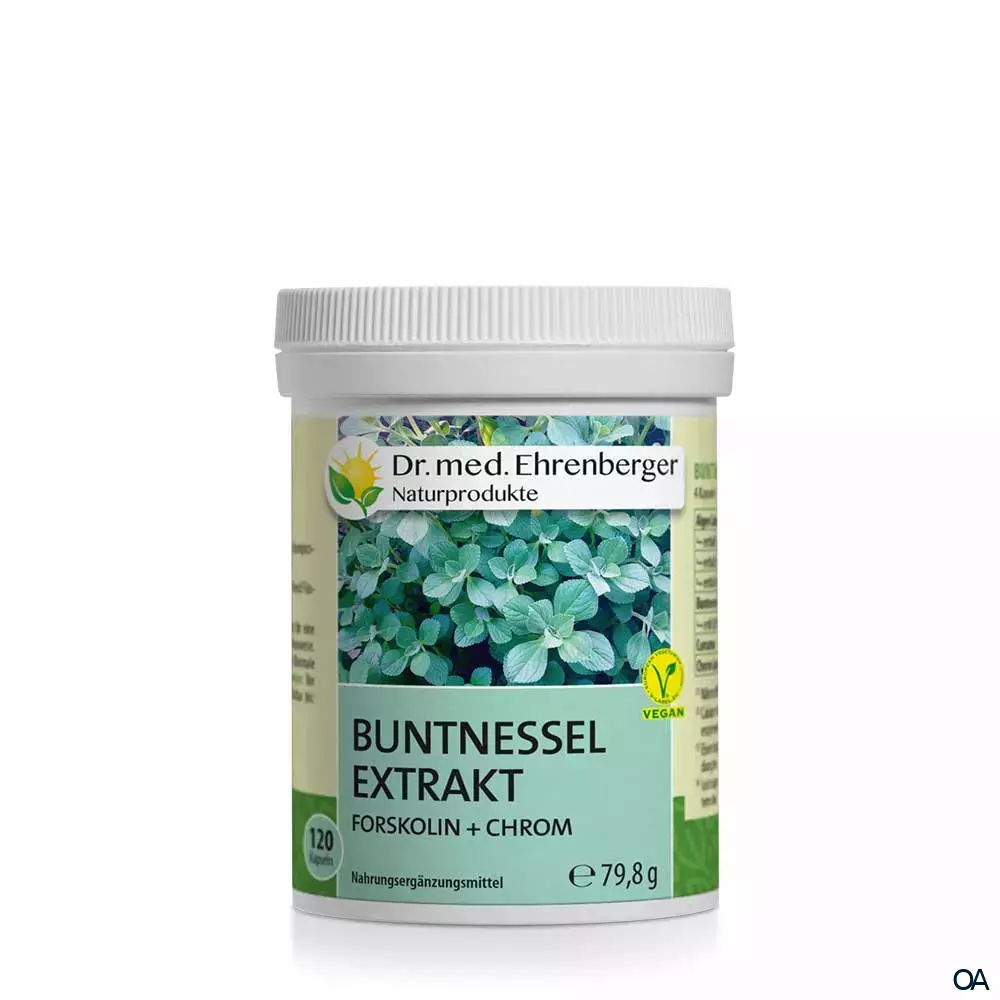 Dr. Ehrenberger Buntnessel Extrakt Forskolin + Chrom Kapseln Dr. Ehrenberger Buntnessel Extrakt Forskolin + Chrom Kapseln
