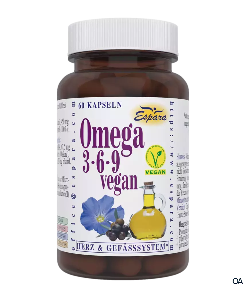 Espara Omega-3-6-9 vegan Kapseln Espara Omega-3-6-9 vegan Kapseln