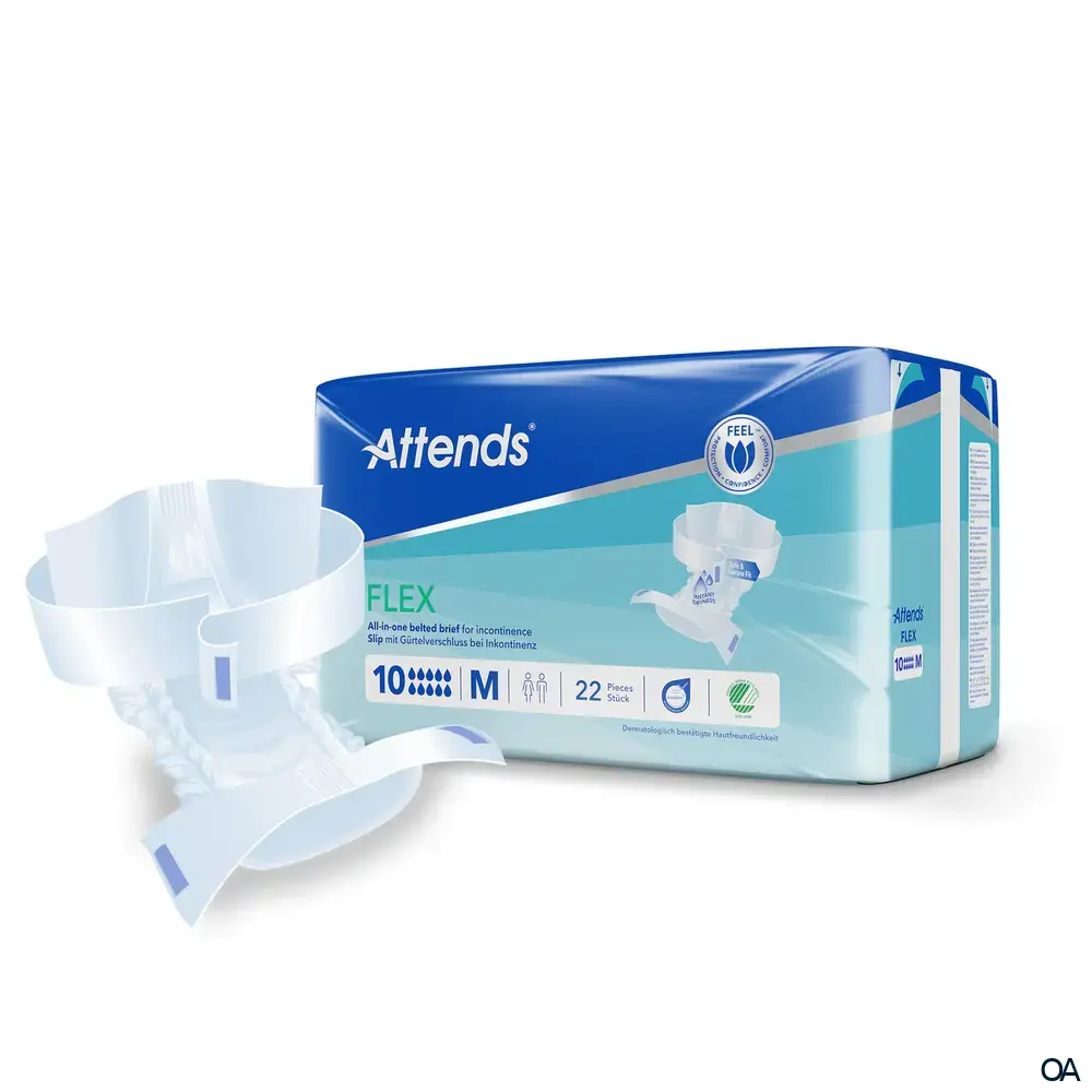 Attends Flex 10 M Slips mit Gürtelverschluss bei Inkontinenz
