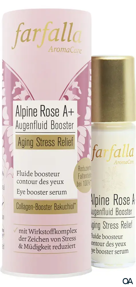 Farfalla Alpine Rose A+ Augenfluid Booster, Aging Stress Relief