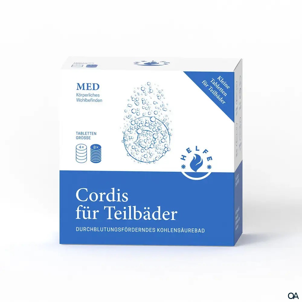 HELFE Cordis Kohlensäurebad für Teilbäder HELFE Cordis Kohlensäurebad für Teilbäder