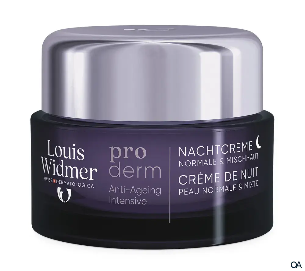 Louis Widmer proderm Nachtcreme - leicht parfümiert