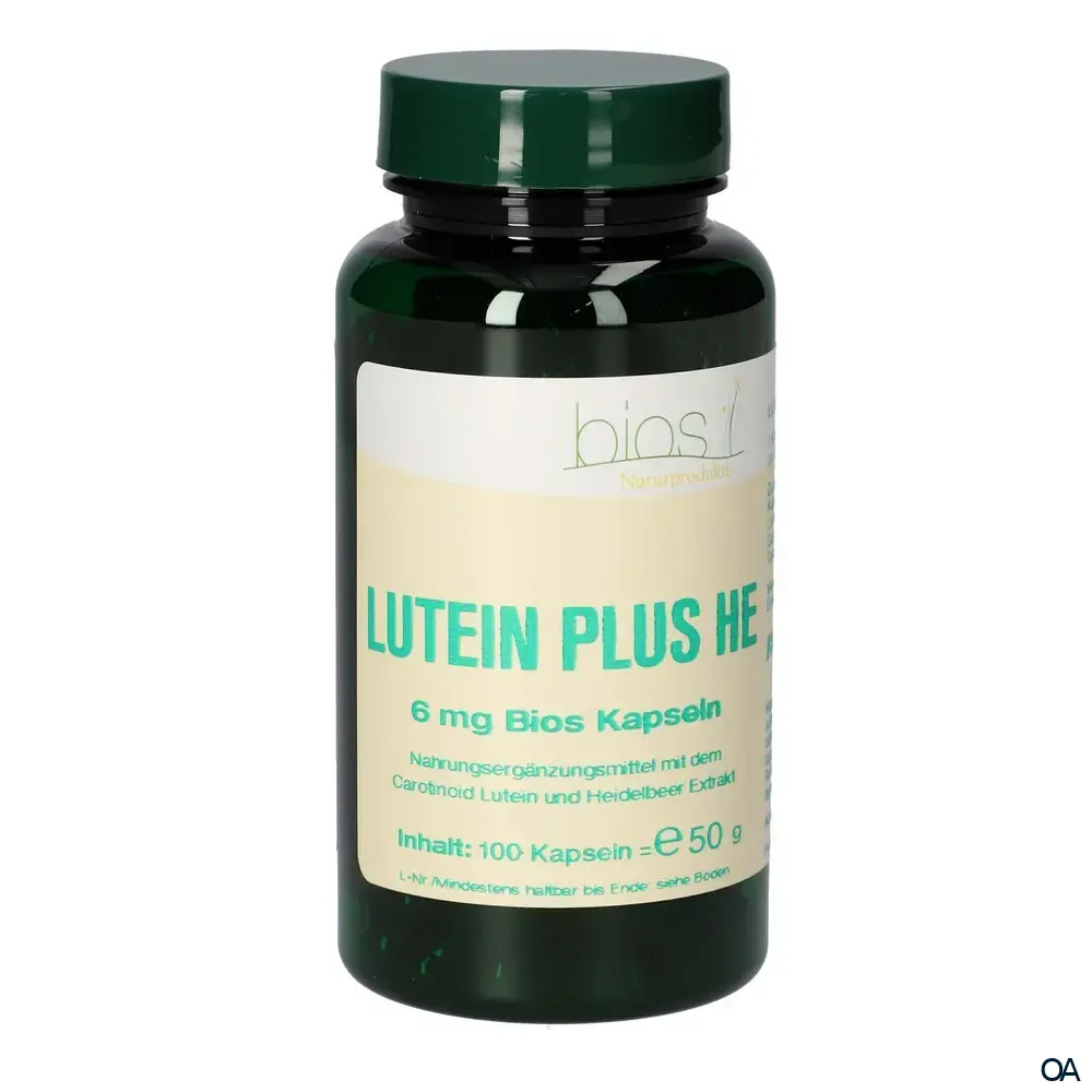 Bios Lutein 6 mg Plus Heidelbeer Extrakt Kapseln Bios Lutein 6 mg Plus Heidelbeer Extrakt Kapseln