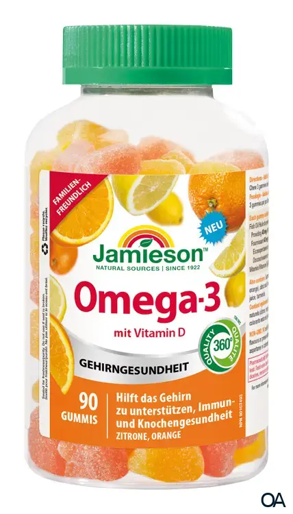 Jamieson Omega-3 mit Vitamin D Gummies Kaupastillen