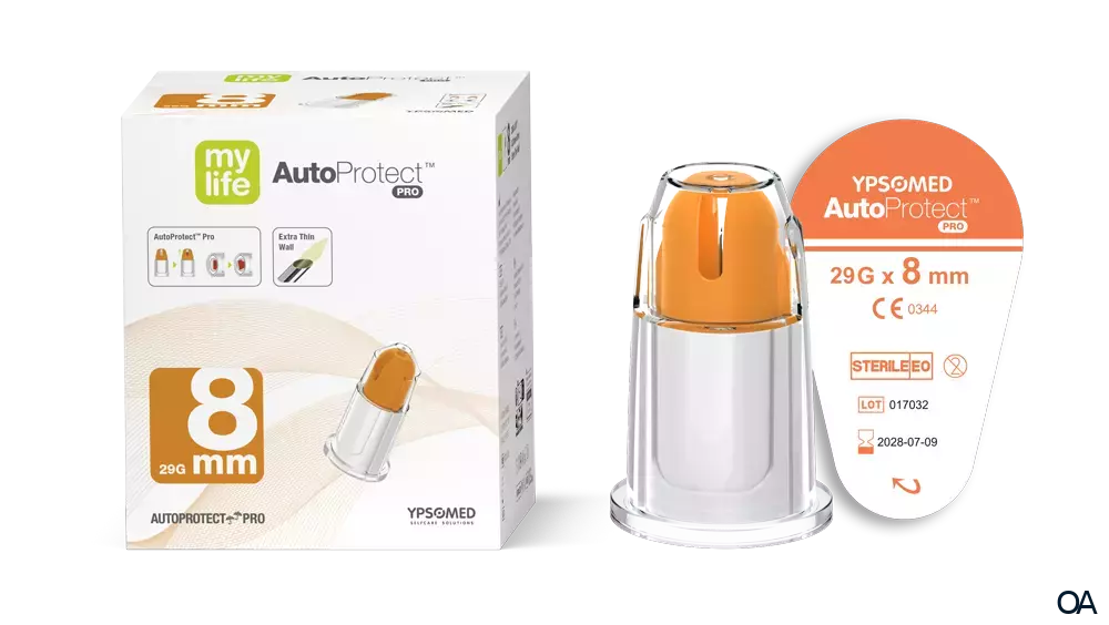 mylife AutoProtect PRO Sicherheits-Pen-Nadel 8 mm | 29G / 0.33 mm