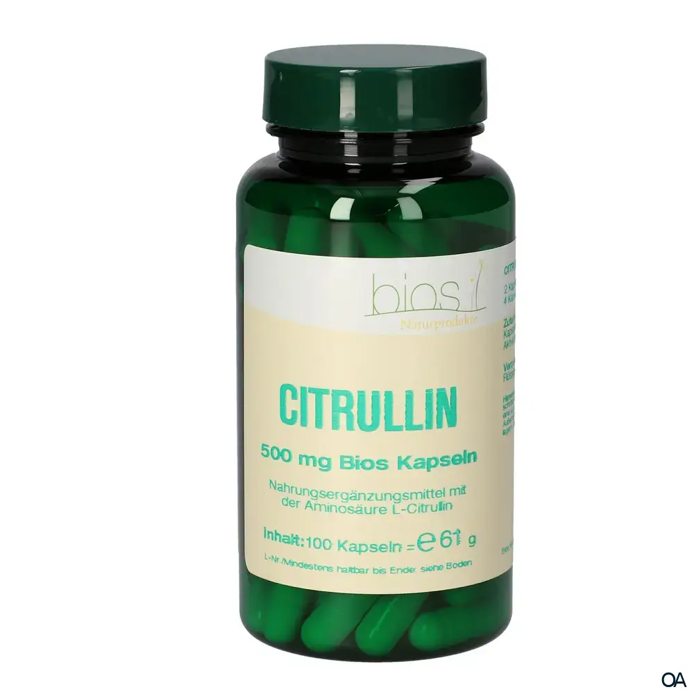 Bios Citrullin 500 mg Kapseln