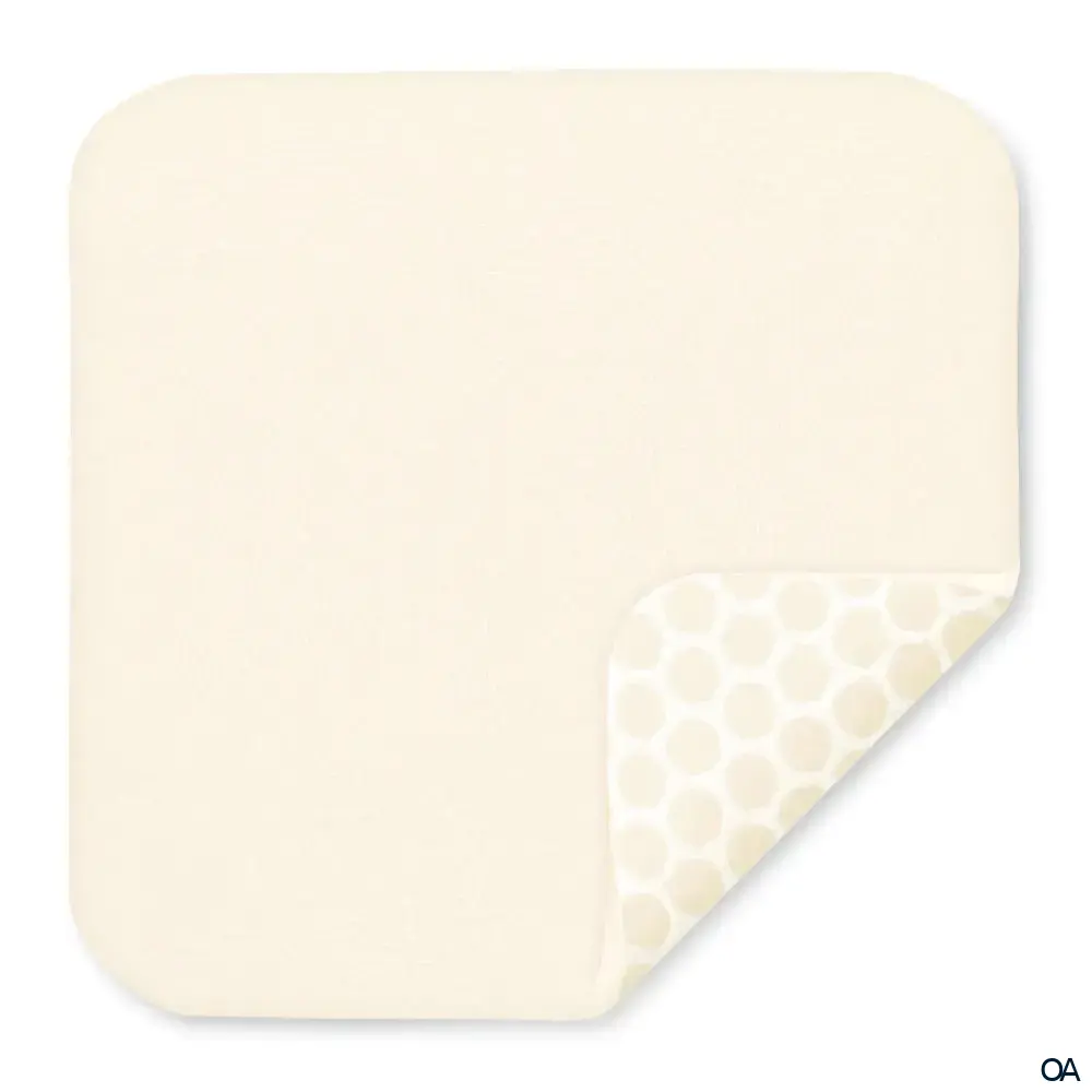HydroTac® Schaumverband mit Gelbeschichtung steril, 12,5 x 12,5 cm
