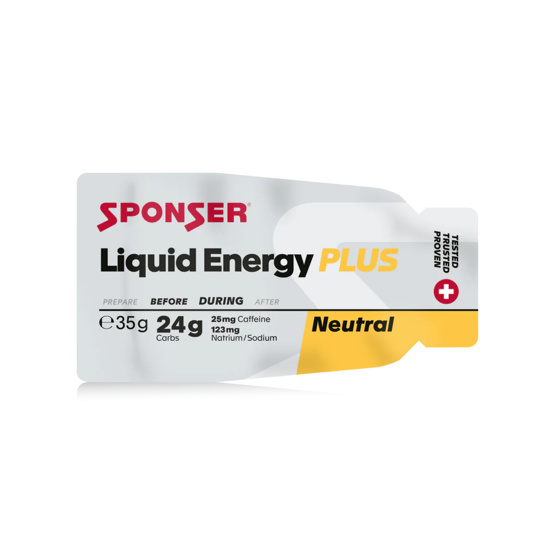 SPONSER® Liquid Energy Plus - Kohlenhydrat Gel - Neutral