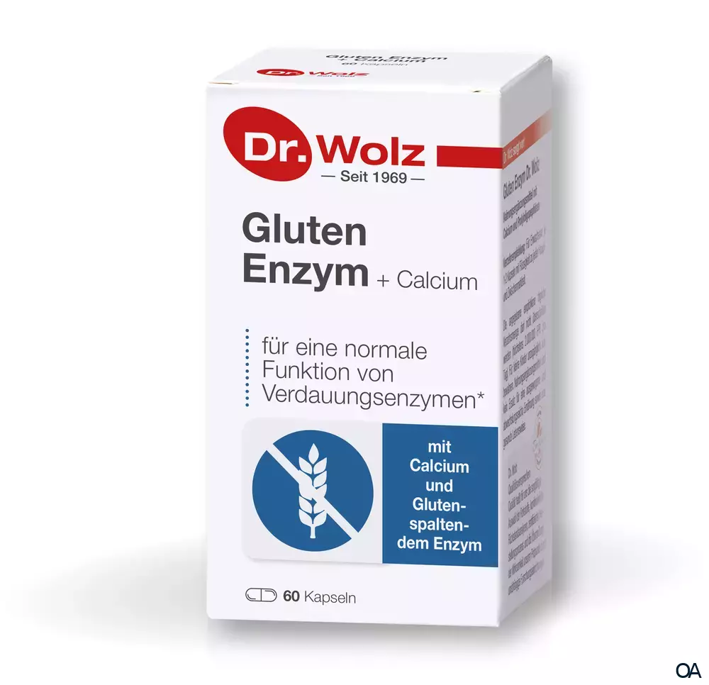 Dr. Wolz Gluten Enzym + Calcium Kapseln Dr. Wolz Gluten Enzym + Calcium Kapseln