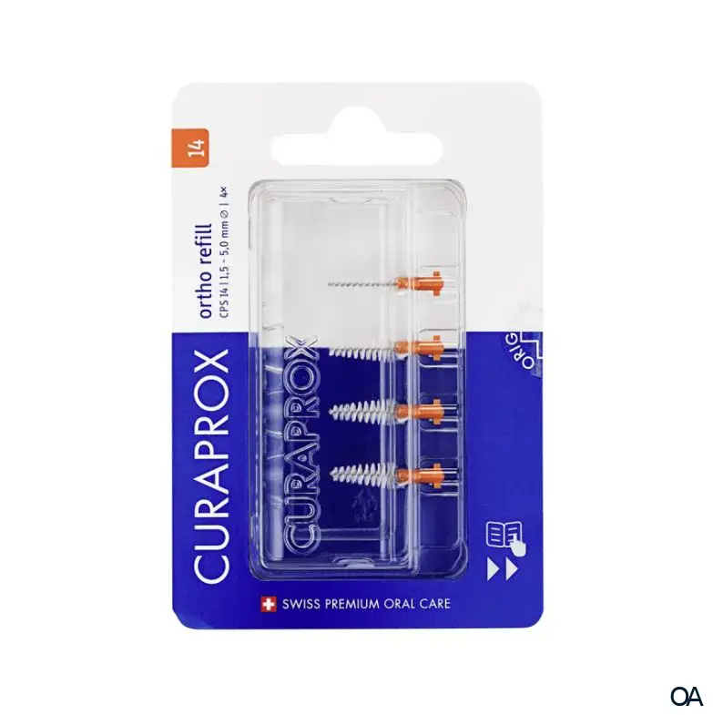 Curaprox Interdentalbürsten CPS 14 ortho refill - orange