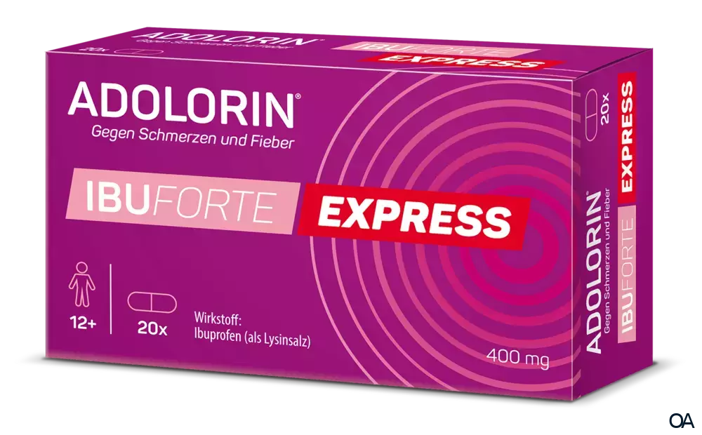 Adolorin Ibuforte Express 400 mg Filmtabletten