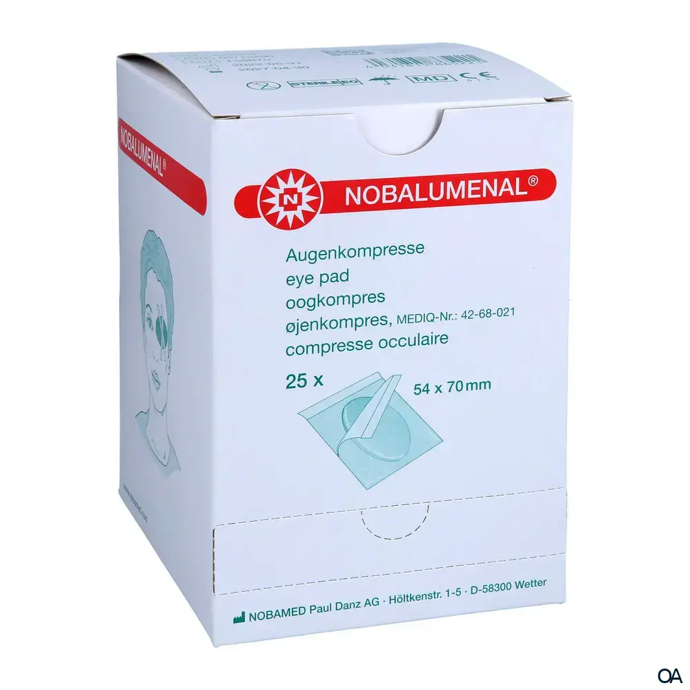 Nobalumenal® Augenkompressen steril 54 x 70 mm Nobalumenal® Augenkompressen steril 54 x 70 mm