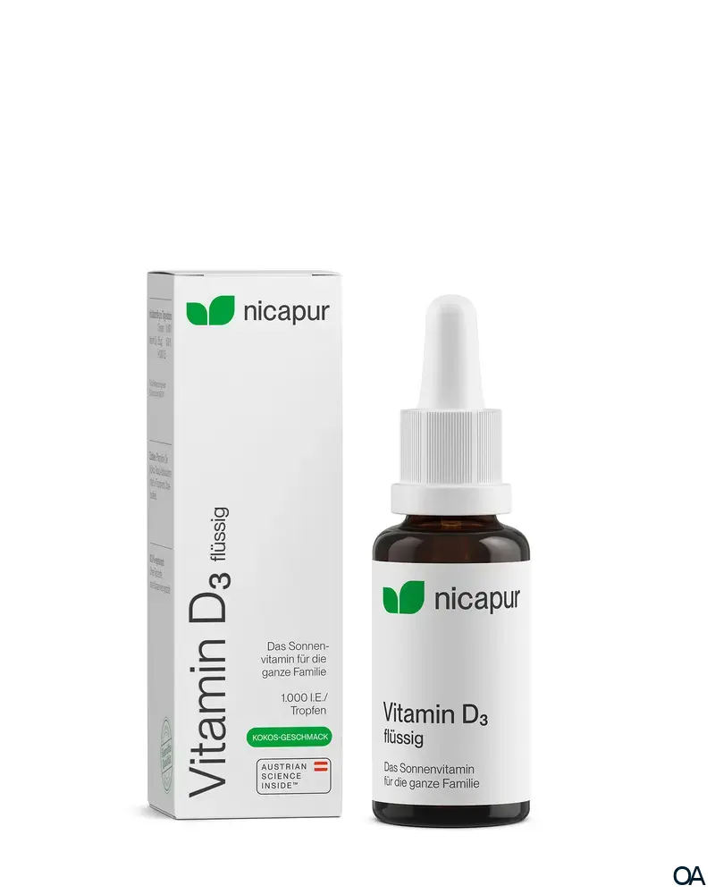 NICApur Vitamin D3 flüssig Tropfen