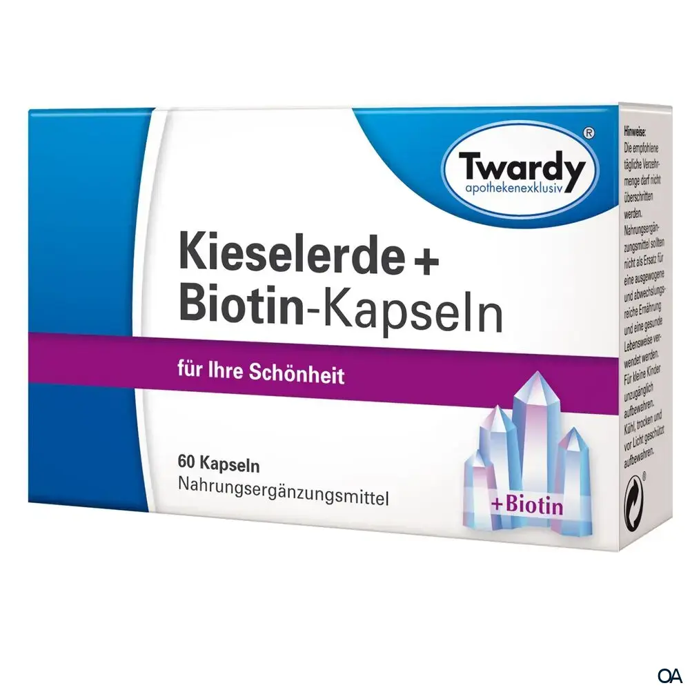 Twardy Kieselerde + Biotin‐Kapseln Twardy Kieselerde + Biotin‐Kapseln
