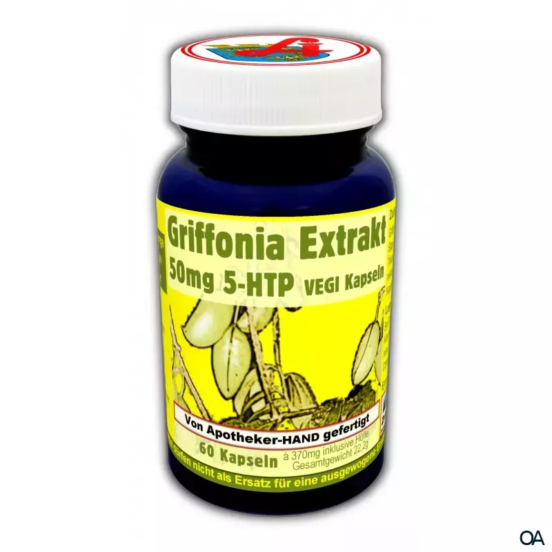 Griffonia Extrakt 50 mg - 5HTP VEGI Kapseln Griffonia Extrakt 50 mg - 5HTP VEGI Kapseln