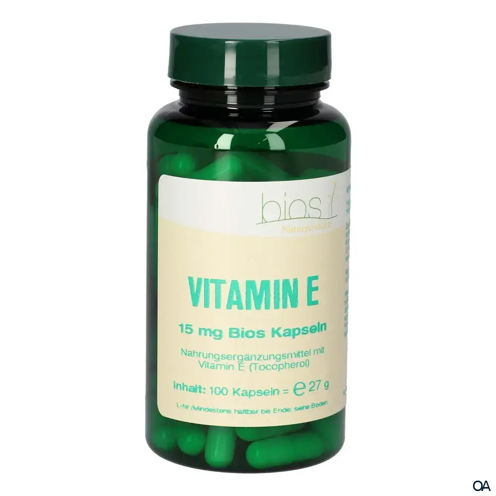 Bios Vitamin E 15 mg Kapseln