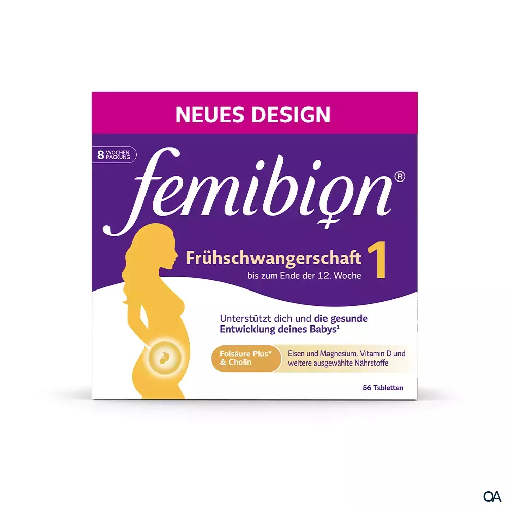 Femibion® 1 Frühschwangerschaft Tabletten Femibion® 1 Frühschwangerschaft Tabletten