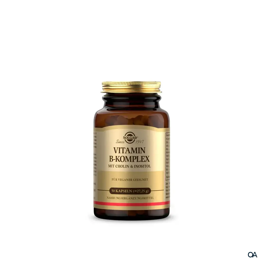Solgar® Vitamin B-Komplex mit Cholin & Inositol Kapseln