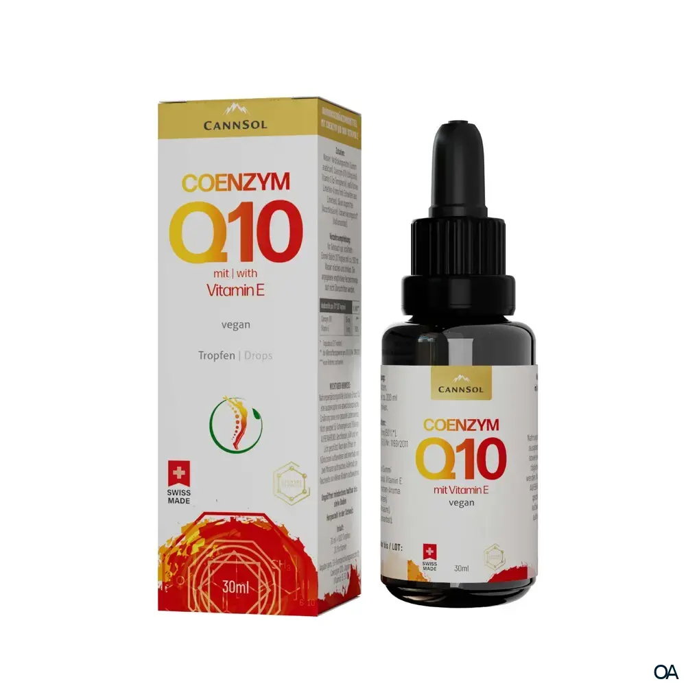 CannSol Coenzym Q10 mit Vitamin E Tropfen