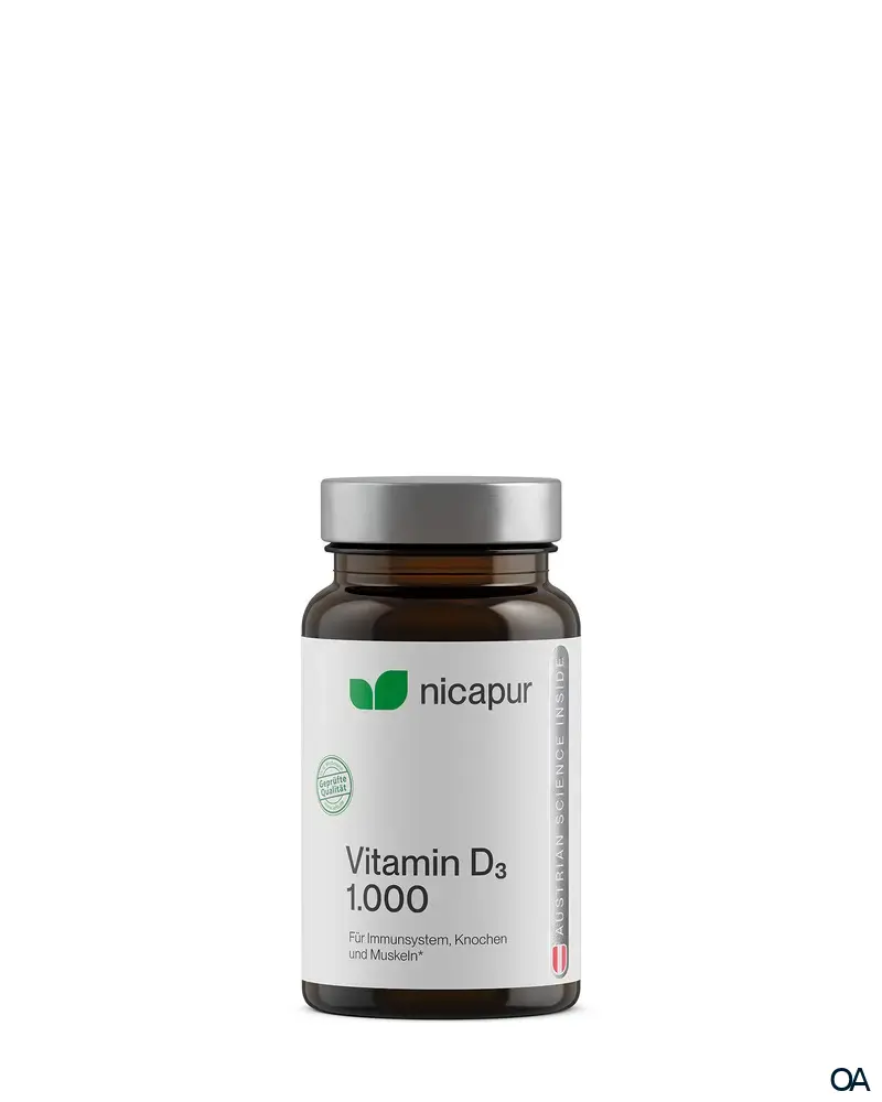 NICApur Vitamin D3 1000 Kapseln