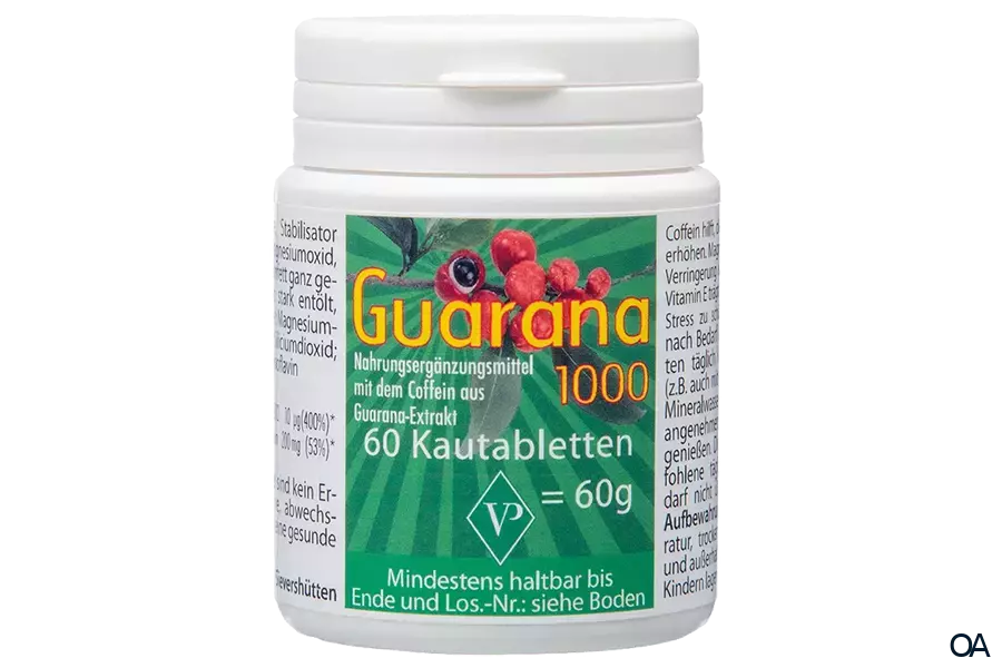 Velag Guarana 1000 Kautabletten Velag Guarana 1000 Kautabletten