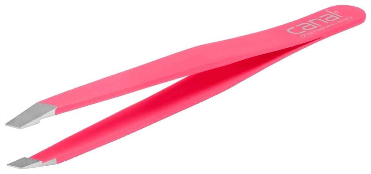 CANAL® HAARPINZETTE SCHRÄG PINK ROSTFREI 9CM 2070-02 CANAL® HAARPINZETTE SCHRÄG PINK ROSTFREI 9CM 2070-02