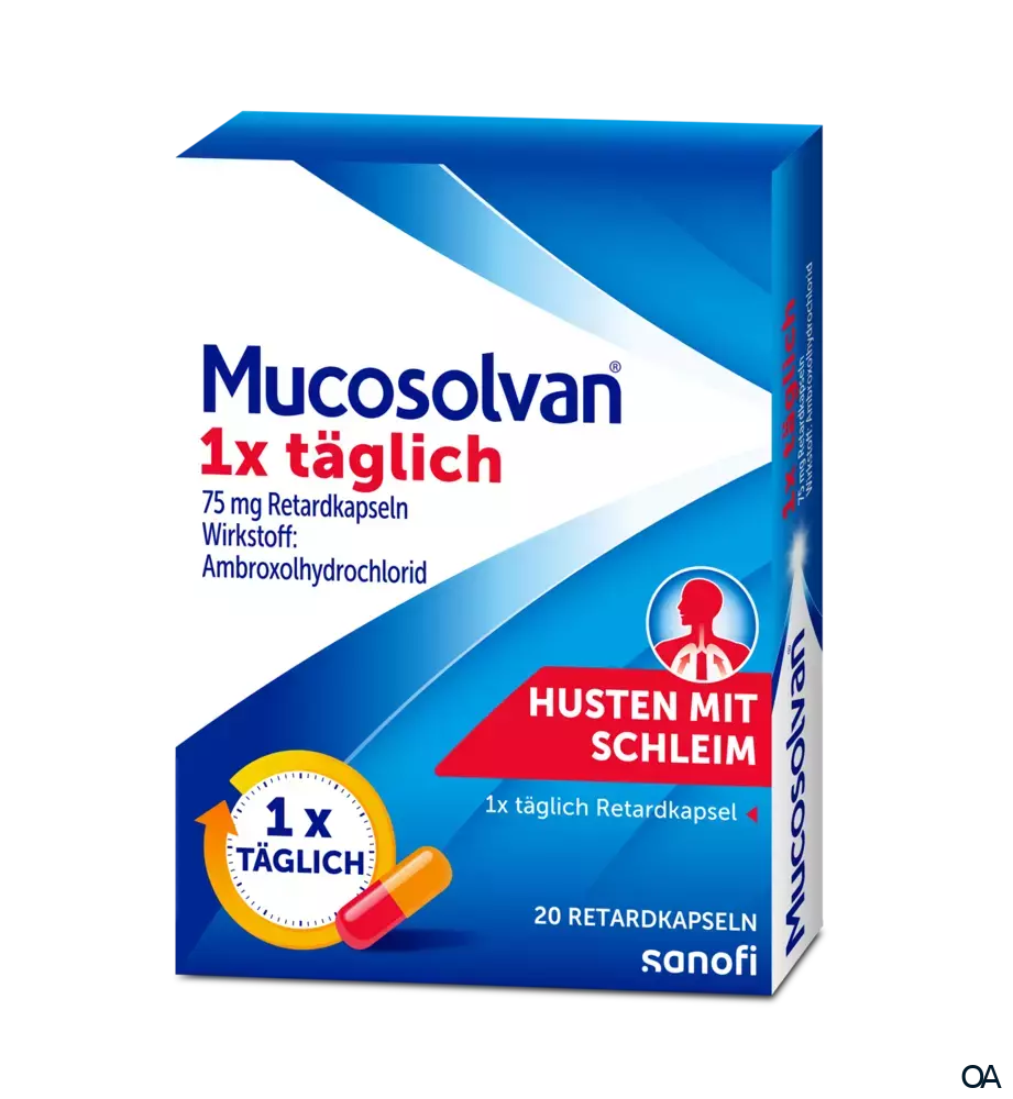 Mucosolvan® 1x täglich 75 mg - Retardkapseln  Mucosolvan® 1x täglich 75 mg - Retardkapseln