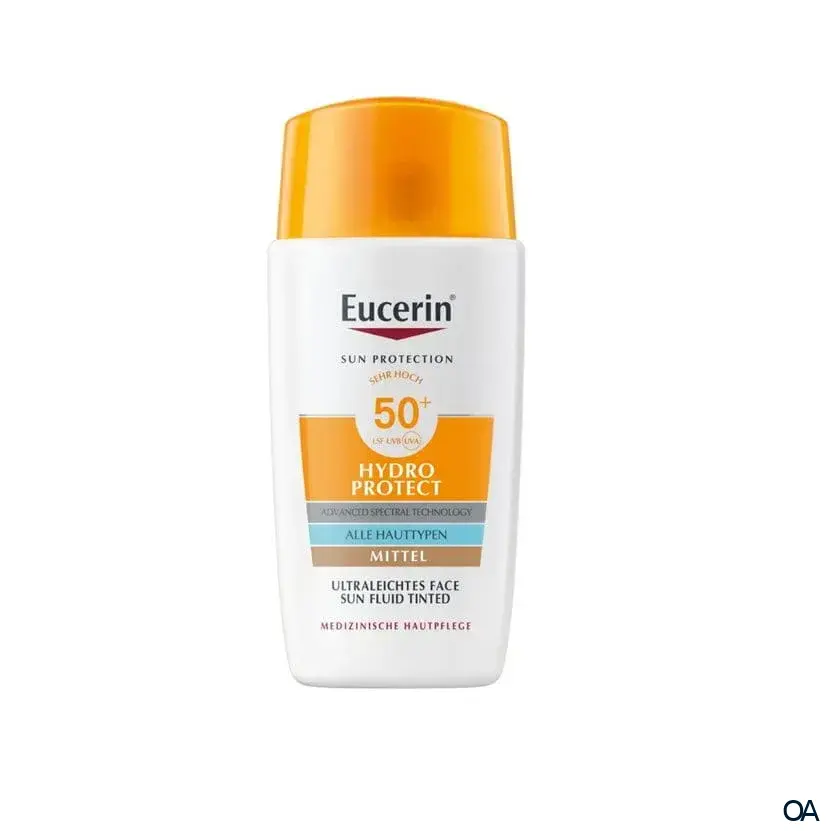 Eucerin Hydro Protect Ultraleichtes Sun Fluid Tinted LSF 50+ Mittel Eucerin Hydro Protect Ultraleichtes Sun Fluid Tinted LSF 50+ Mittel