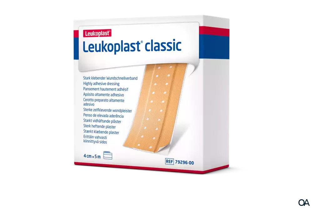 Leukoplast® Classic Wundschnellverband unsteril 4 cm x 5 m