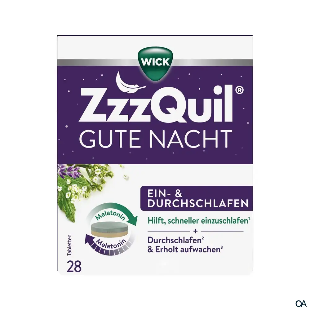 WICK ZzzQuil® Gute Nacht Ein- & Durchschlafen Tabletten