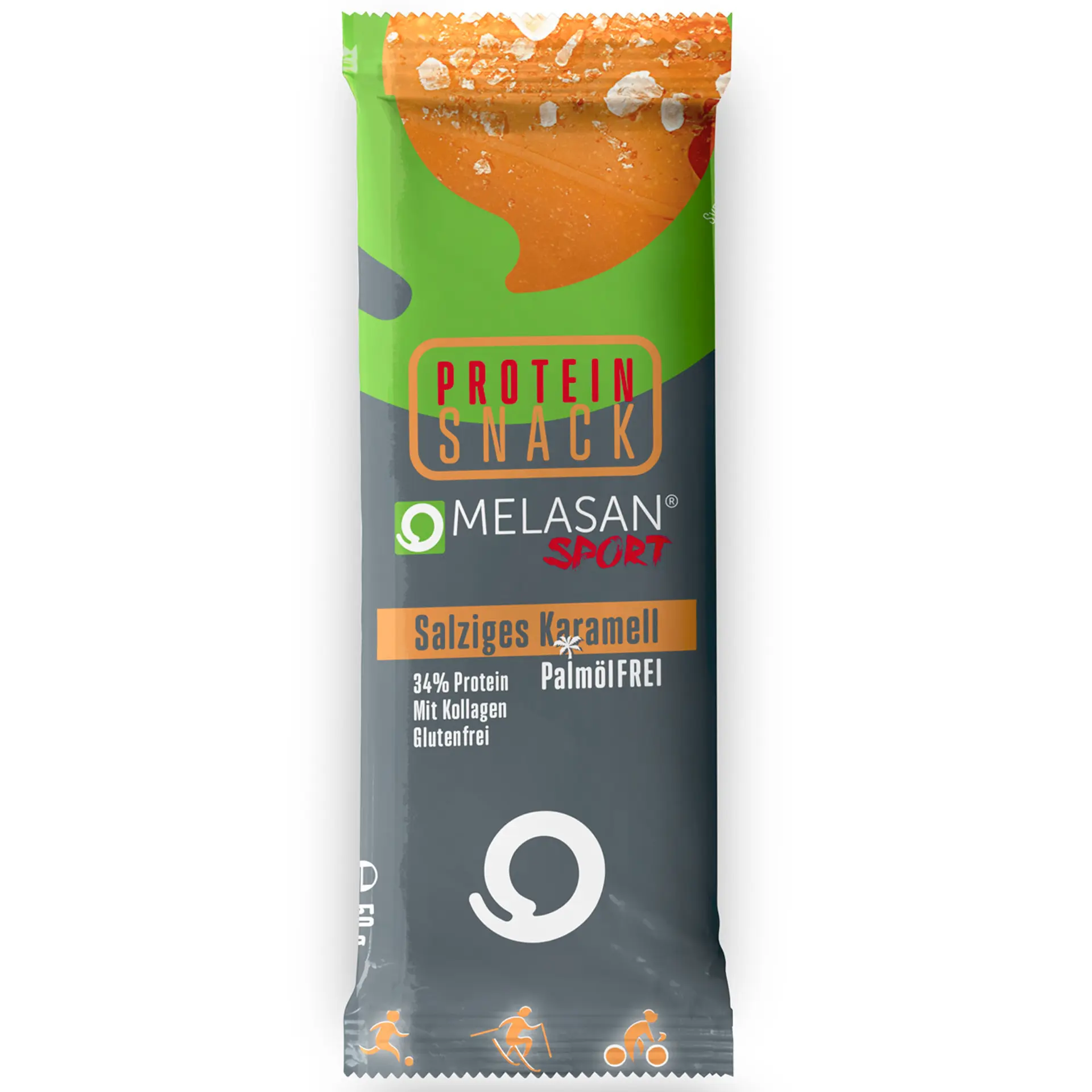 MELASAN Sport Protein Snack Salziges Karamel 