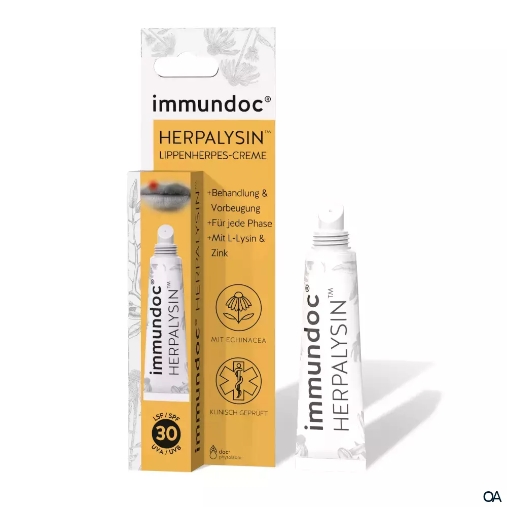 immundoc® Herpalysin™ Lippenherpes-Creme immundoc® Herpalysin™ Lippenherpes-Creme