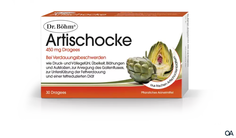 Dr. Böhm® Artischocke 450 mg Dragees Dr. Böhm® Artischocke 450 mg Dragees