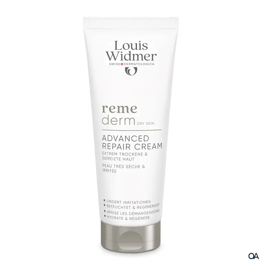 Louis Widmer remederm Dry Skin Advanced Repair Cream - ohne Parfum