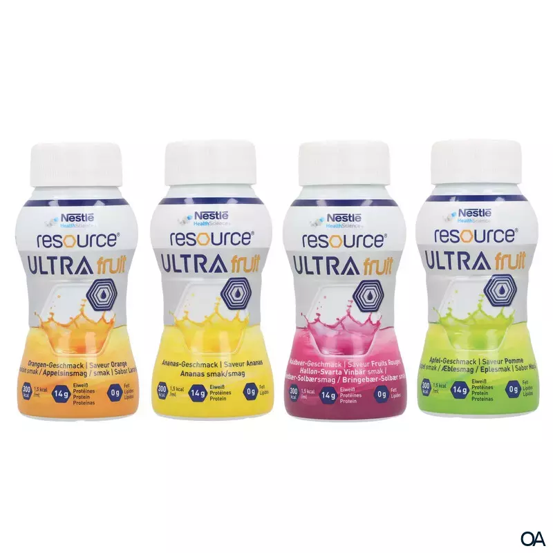 Resource® ULTRA fruit Mischkarton Trinknahrung 200 ml