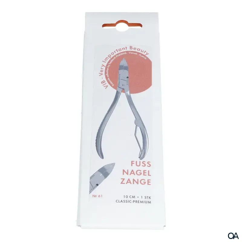 Kozbach Pharma 61 Nagelzange, Röllchenfeder vernickelt, 10 cm