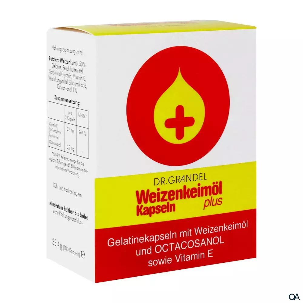 Dr. GRANDEL Weizenkeimöl plus Kapseln