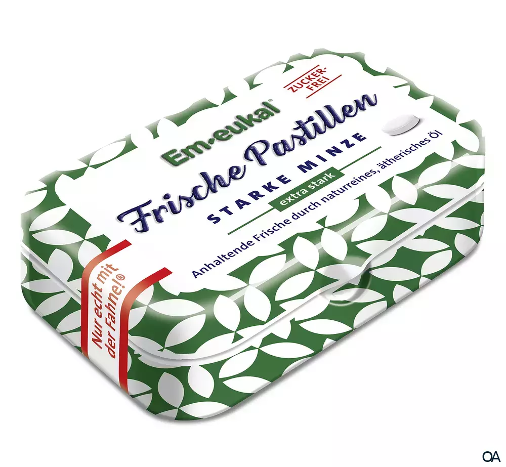 Em-eukal Frische Pastillen Starke Minze, zuckerfrei