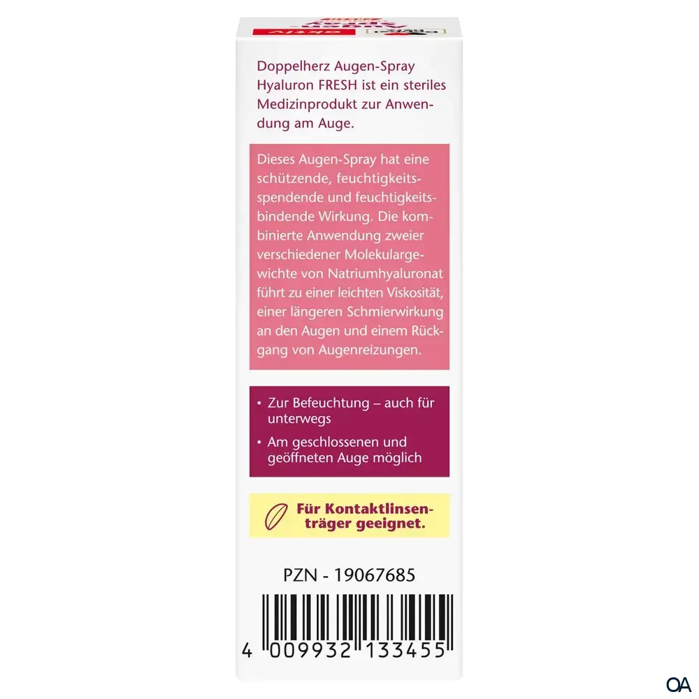 Doppelherz aktiv Augen-Spray Hyaluron FRESH
