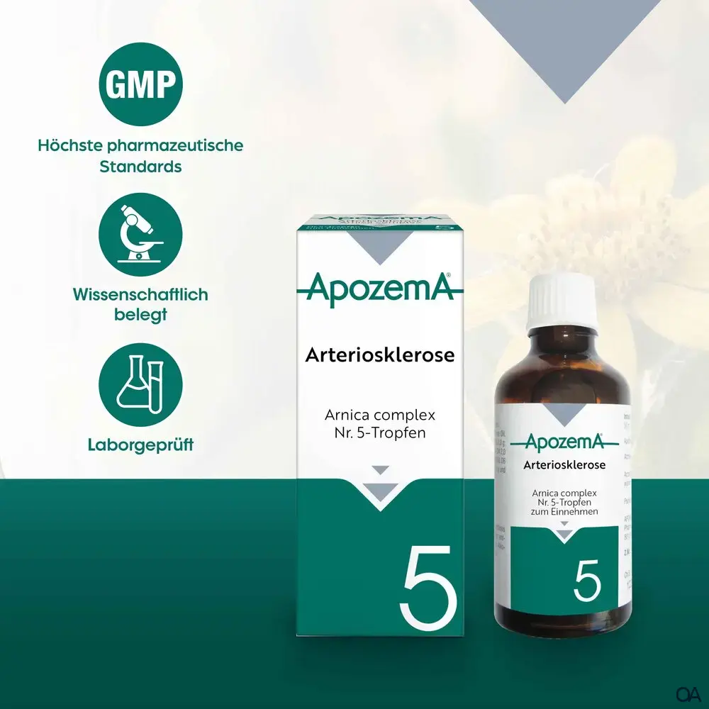 Apozema® Arteriosklerose Arnica complex Nr. 5 Tropfen zum Einnehmen