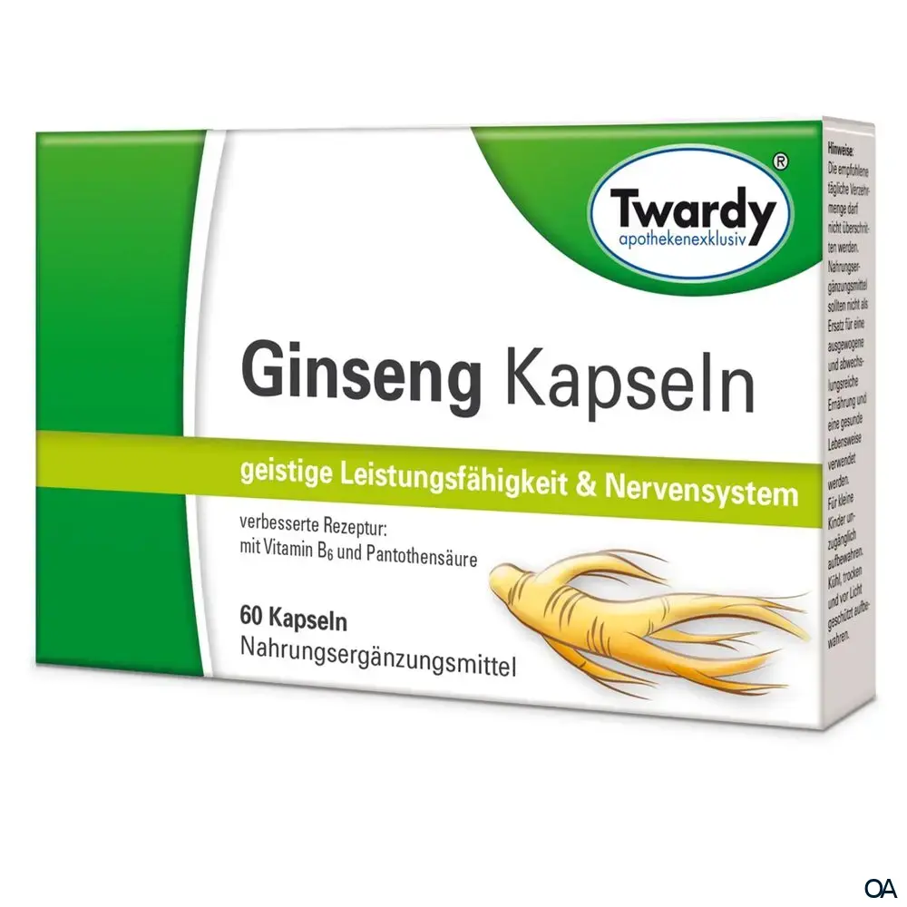 Twardy Ginseng Kapseln Twardy Ginseng Kapseln