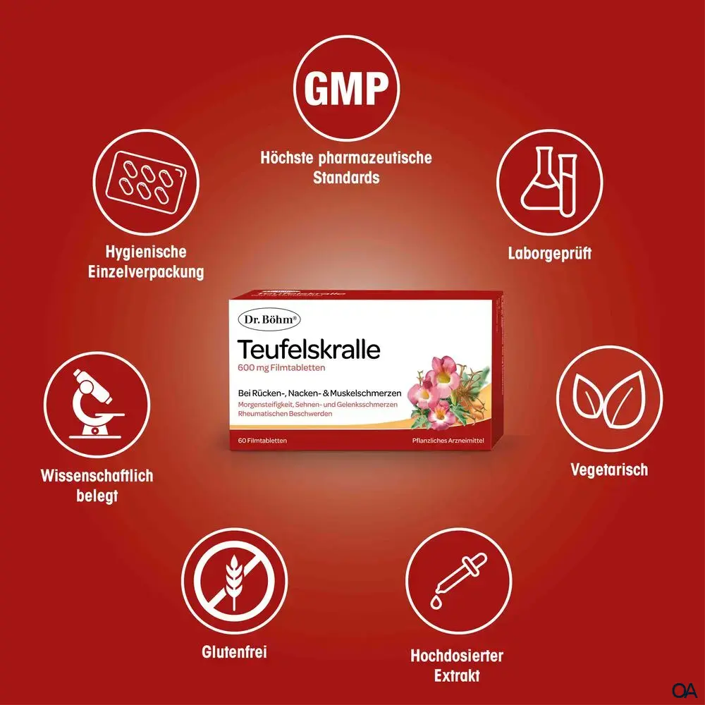Dr. Böhm® Teufelskralle 600 mg Filmtabletten