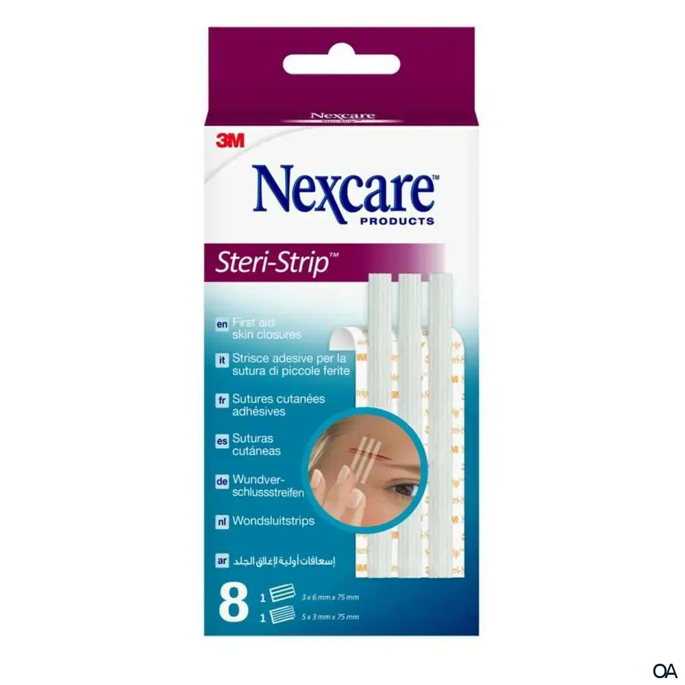 3M Nexcare™ Steri-Strip™ Wundverschlusstreifen weiß, 2 Größen gemischt 3M Nexcare™ Steri-Strip™ Wundverschlusstreifen weiß, 2 Größen gemischt