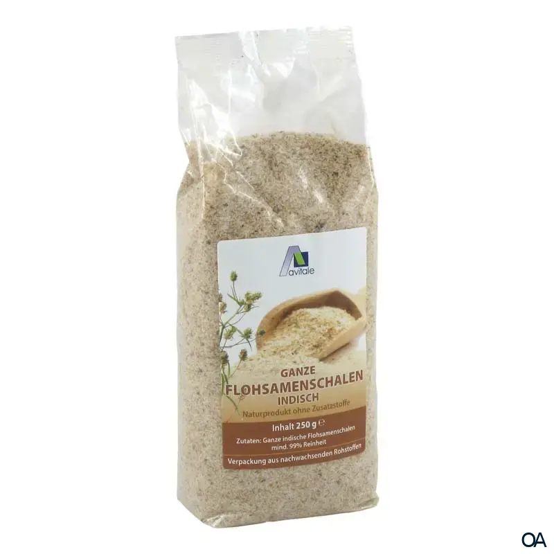 Avitale Ganze Flohsamenschalen aus Indien Avitale Ganze Flohsamenschalen aus Indien