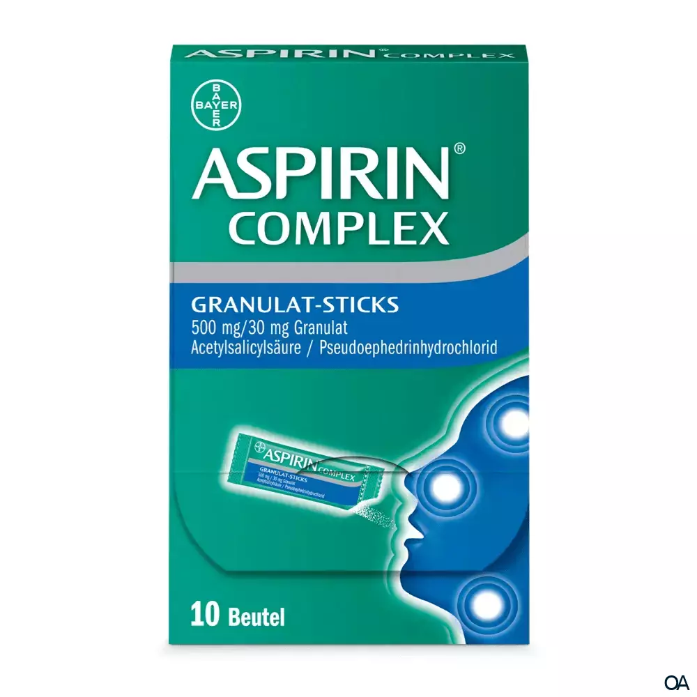 Aspirin Complex Granulat-Sticks 500 mg/30 mg Granulat Aspirin Complex Granulat-Sticks 500 mg/30 mg Granulat