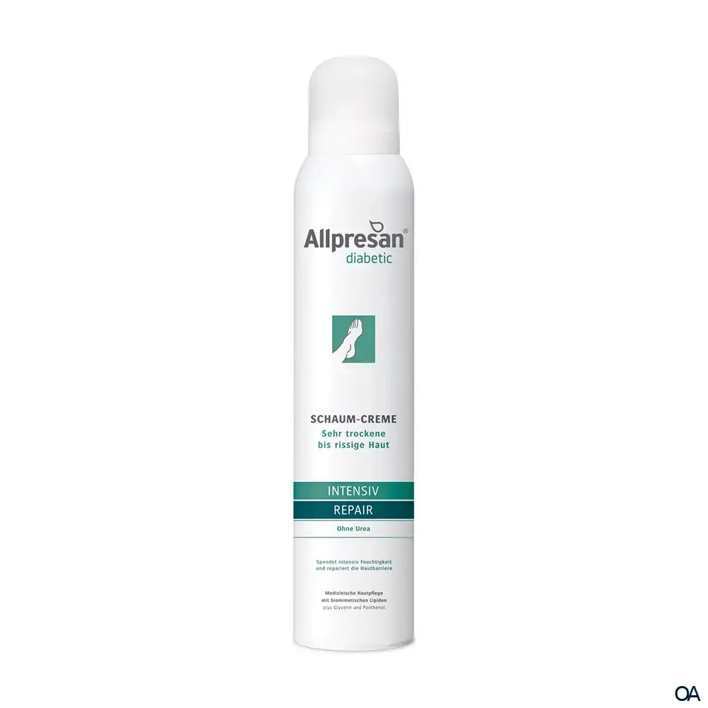 Allpresan® diabetic INTENSIV + REPAIR Schaum-Creme ohne Urea