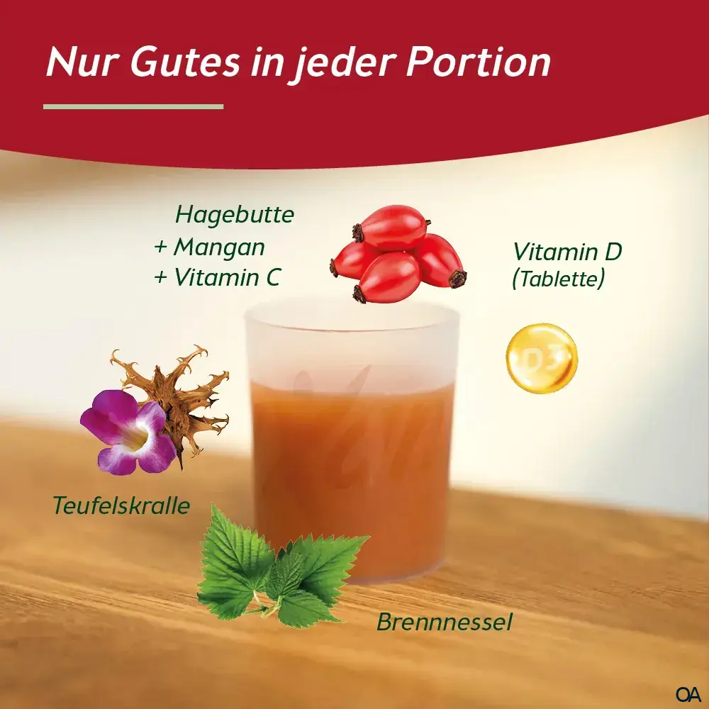 RosaXan® Saft 750 ml + Vitamin D Tabletten 20 Stück