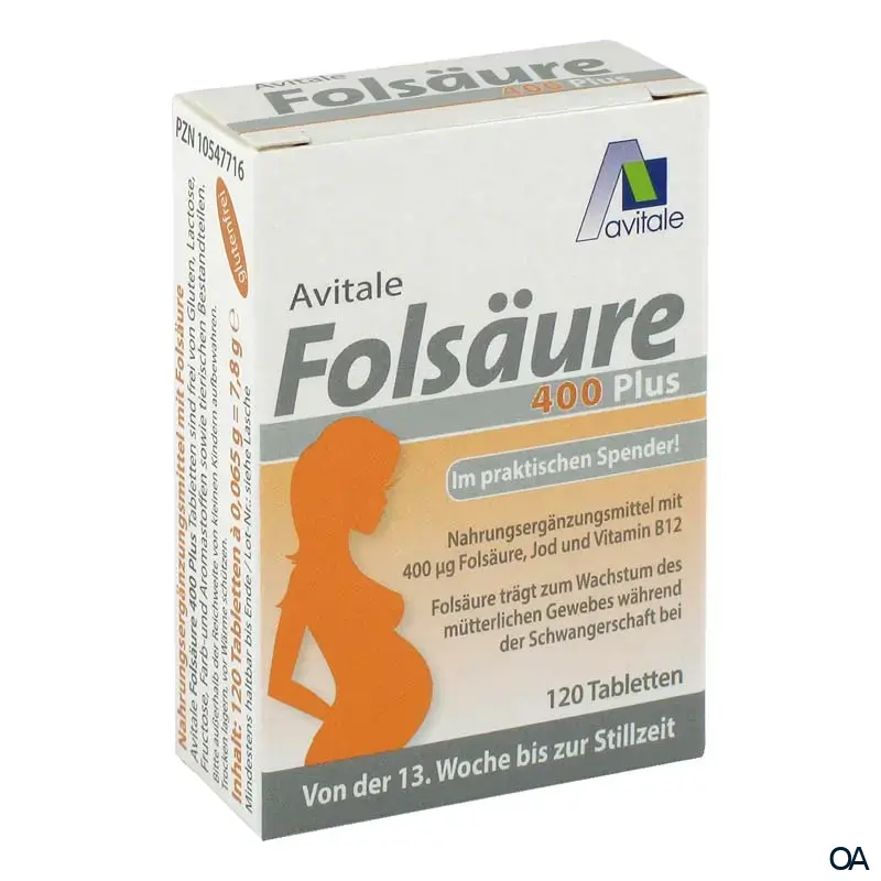 Avitale Folsäure 400 Plus Tabletten Avitale Folsäure 400 Plus Tabletten